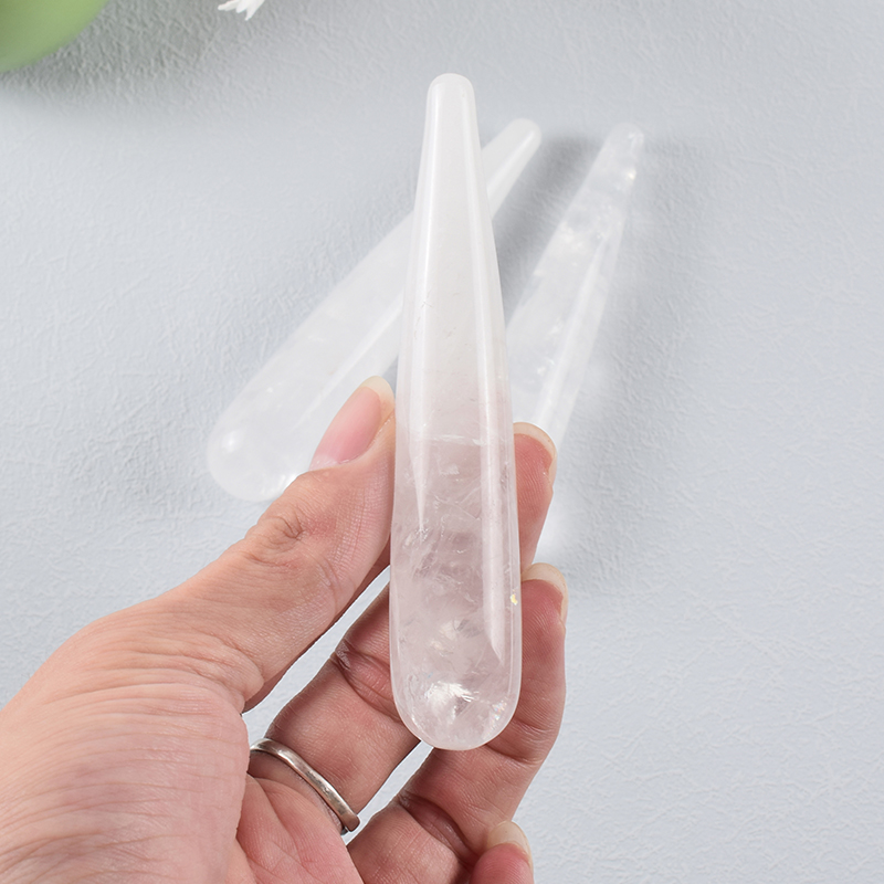 Jade Gua Sha Tool - 천연 옥 스톤 페이스 아이 마사지