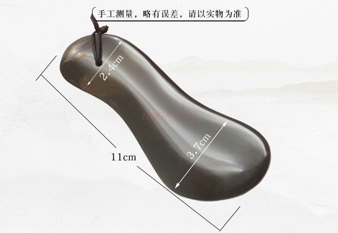 Jade Gua Sha Tool - 중국어 번체 의학 Bianstone 얼굴 긁기