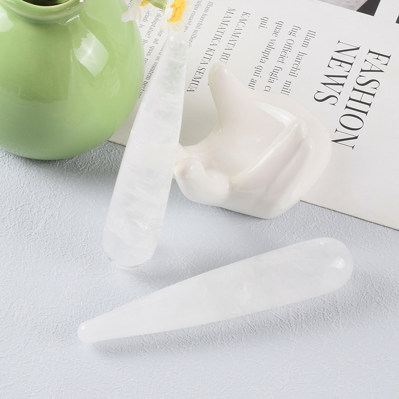 천연 옥 스톤 페이스 아이 마사지 스틱 구아샤 뷰티 침 - Jade Gua Sha Tool 리뷰 및 가격