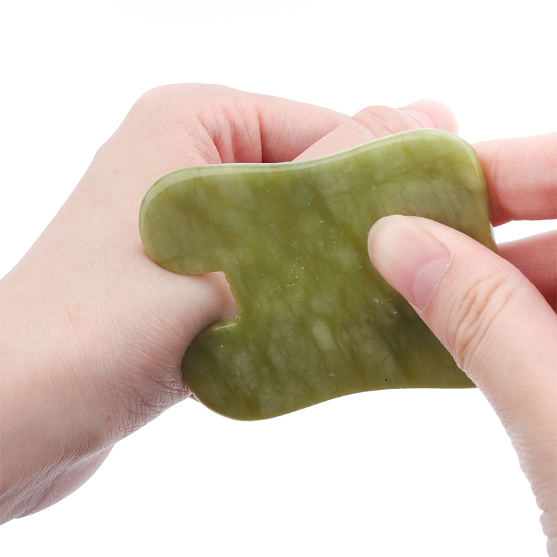 자연 녹색 Xiuyu Gua Sha 보드 옥 돌 마사지 - Jade Gua Sha Tool 리뷰 및 가격