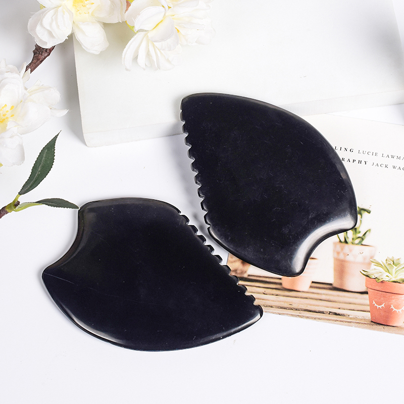 자연 비안 스톤 페이셜 Gua Sha 스크레이퍼 도구  - Jade Gua Sha Tool 리뷰 및 가격