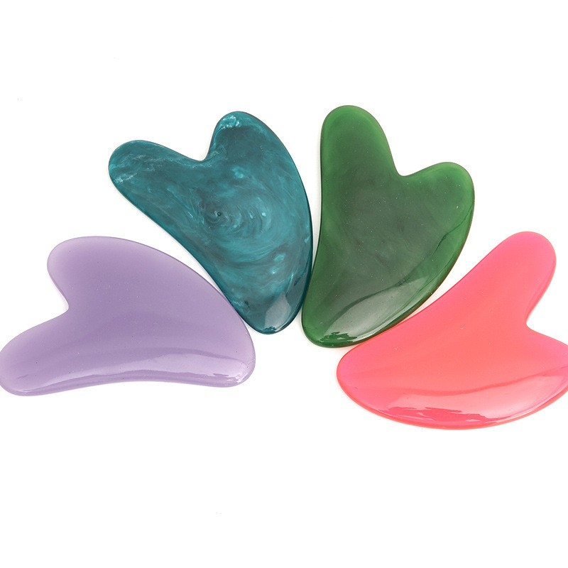 핫 하트 로즈 쿼츠 구아샤 스톤, 페이셜 제이드 마사지 - Jade Gua Sha Tool 리뷰 및 가격