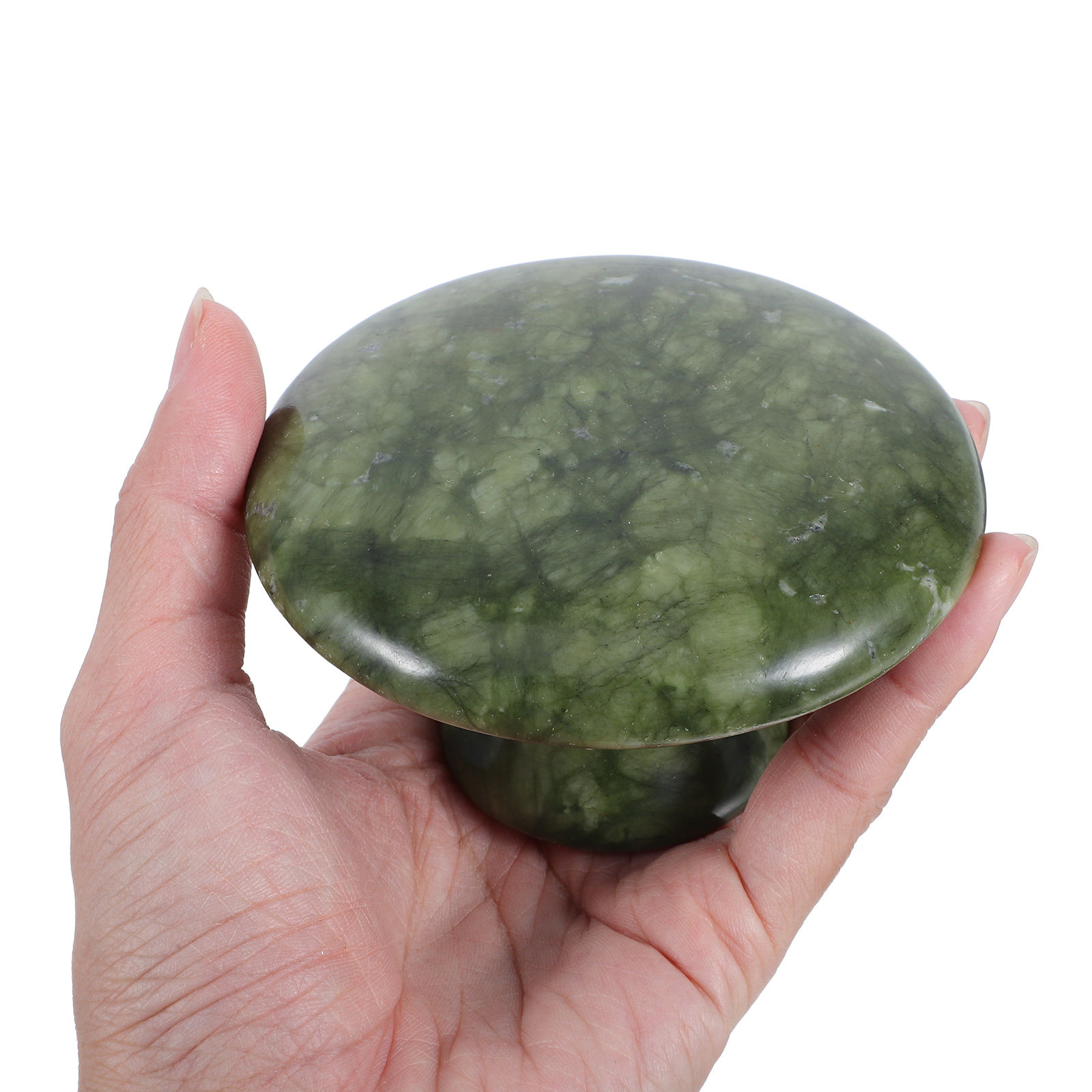 버섯 모양 구아샤 마사지 스톤, 옥 재질의 부드러운 얼 - Jade Gua Sha Tool 리뷰 및 가격