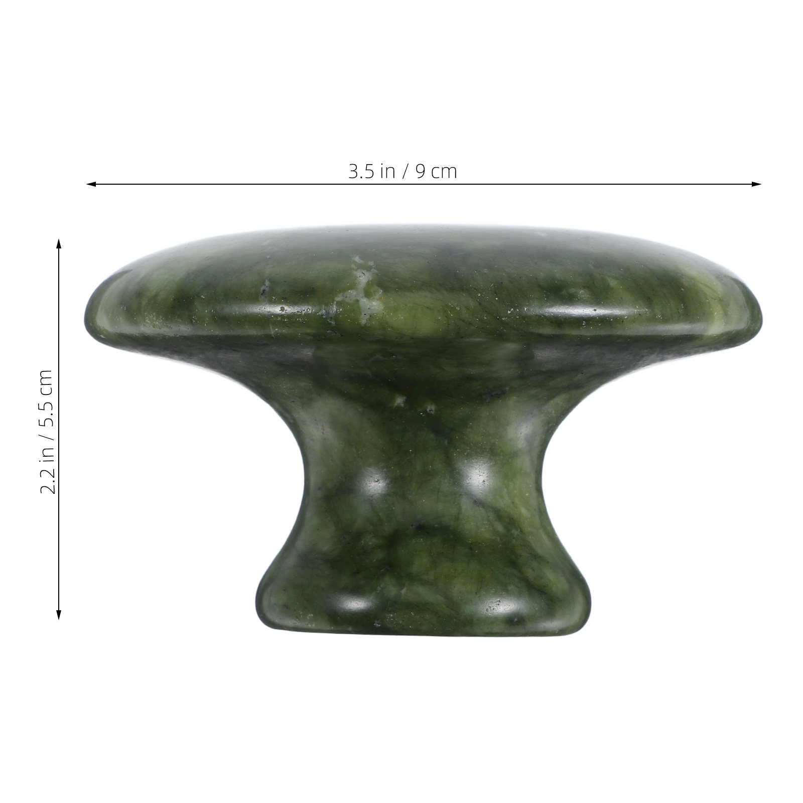 버섯 모양 구아샤 마사지 스톤, 옥 재질의 부드러운 얼 - Jade Gua Sha Tool 리뷰 및 가격