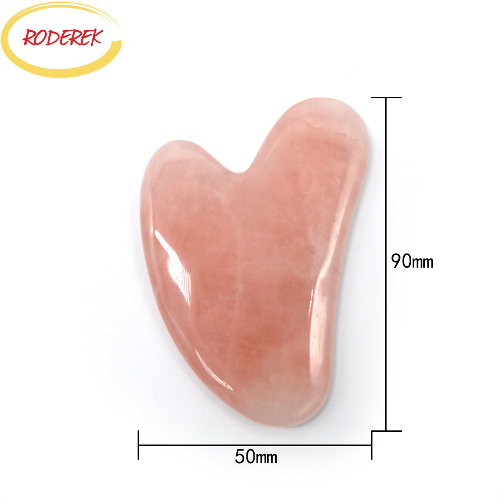 Jade Guasha Plate Natural Rose - Jade Gua Sha Tool 리뷰 및 가격