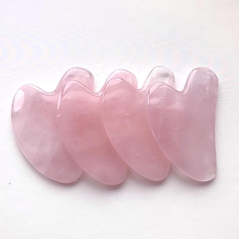 하트 구아샤 스톤 페이스 로즈 천연 옥 마사지 도구 턱 - Jade Gua Sha Tool 리뷰 및 가격