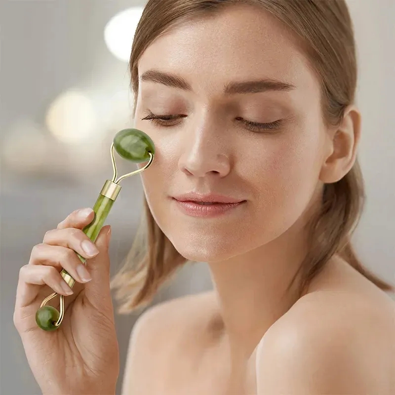 천연 옥 롤러 Gua Sha 마사지 세트 Guasha  - Jade Gua Sha Tool 리뷰 및 가격