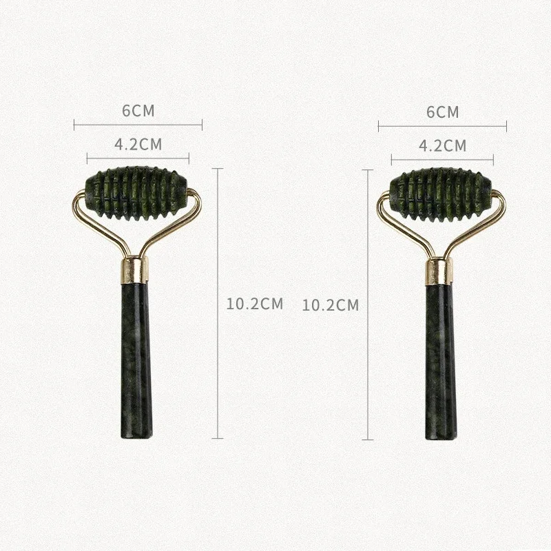 천연 옥 롤러 페이셜 마사지기 그린 페이스 넥 롤러 마 - Jade Gua Sha Tool 리뷰 및 가격