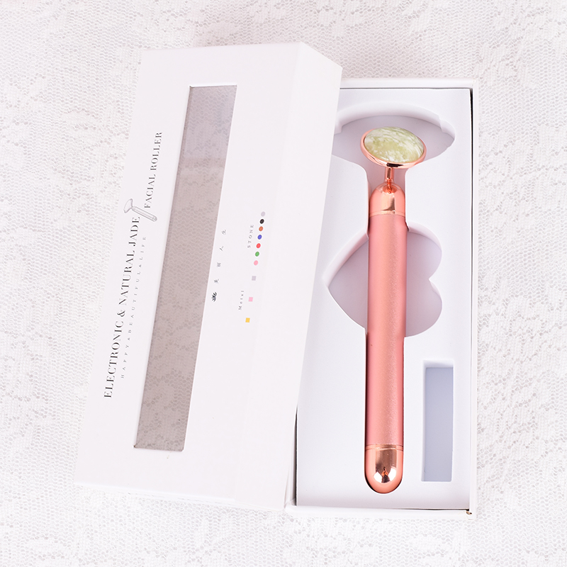 천연석 로즈 골드 전기 롤러 원래 자수정 석영 옥 큰  - Jade Gua Sha Tool 리뷰 및 가격