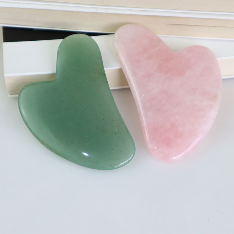 로즈 쿼츠 옥 Guasha 마사지 도구 천연 석재 스크 - Jade Gua Sha Tool 리뷰 및 가격